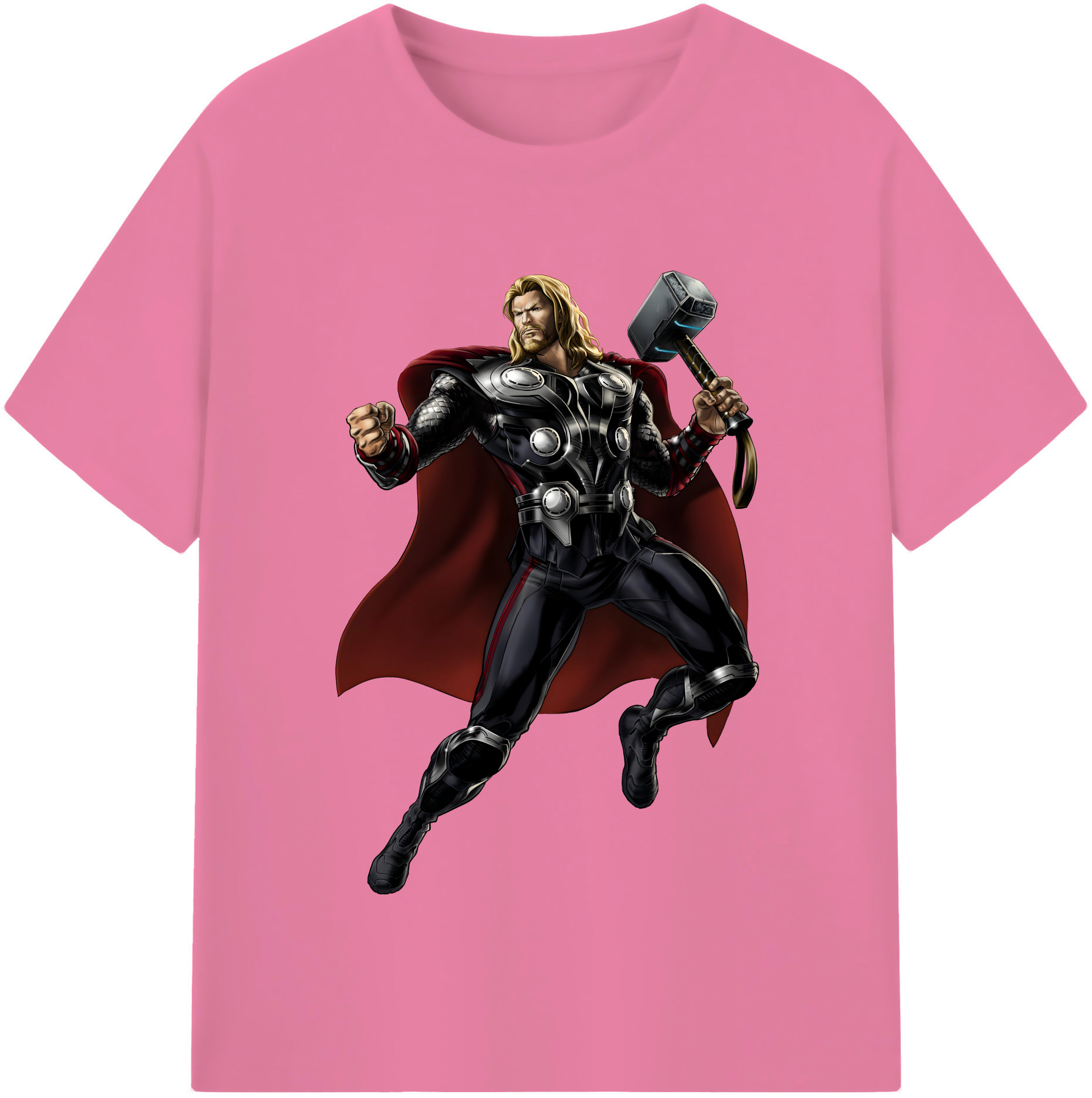 （画像用） アベンジャーズ The Avengers 綿100％半袖Tシャツ（フロントプリント）